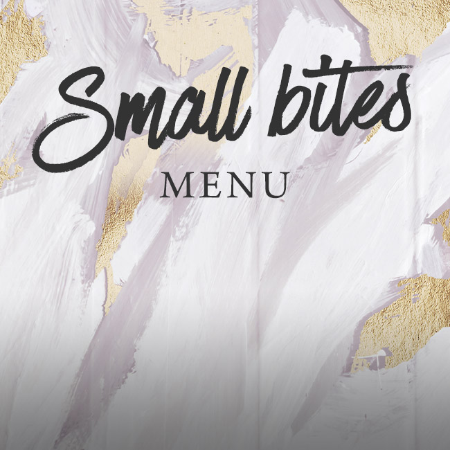 Small Bites menu at The Windmill 